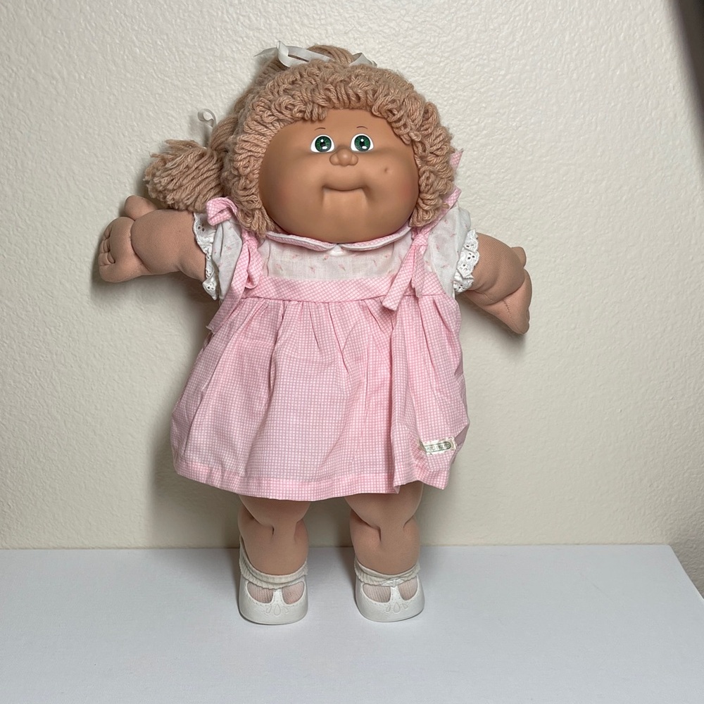Cabbage Patch Doll with Adorable Pink Dress